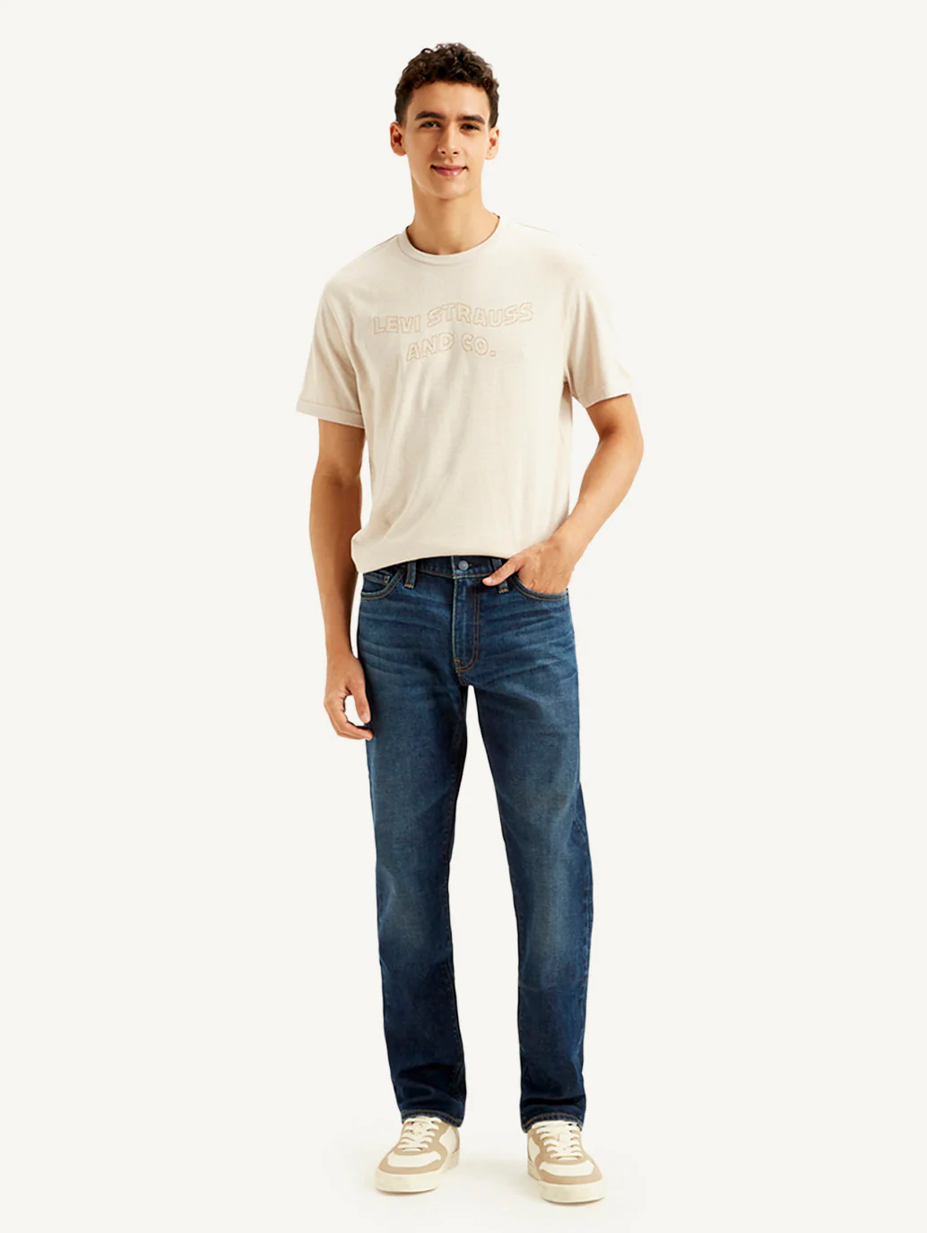 Men's 511 Blue Slim Fit Mid Rise Jeans - Image 2