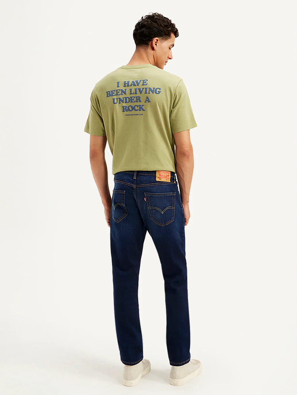 Men's 511 Dark Blue Slim Fit Mid Rise Jeans - Image 3