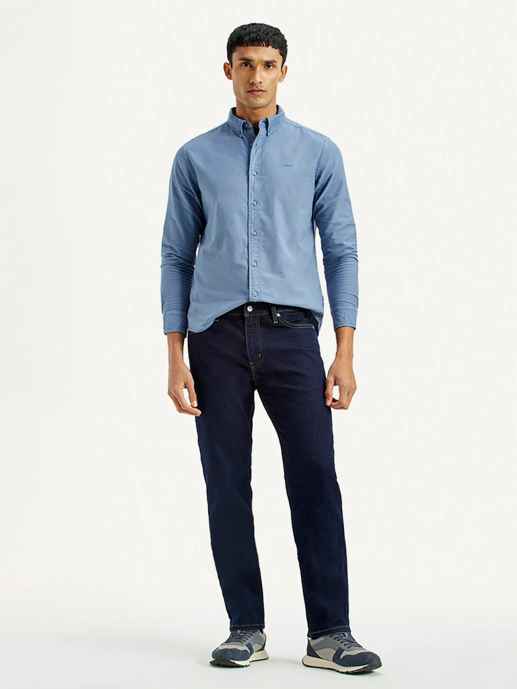 Men's 511 Dark Blue Slim Fit Mid Rise Jeans