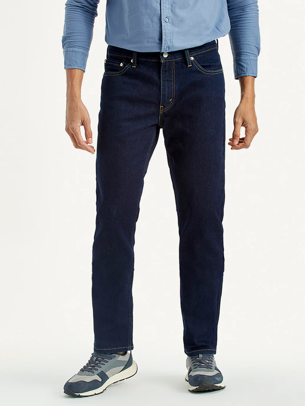 Men's 511 Dark Blue Slim Fit Mid Rise Jeans - Image 2