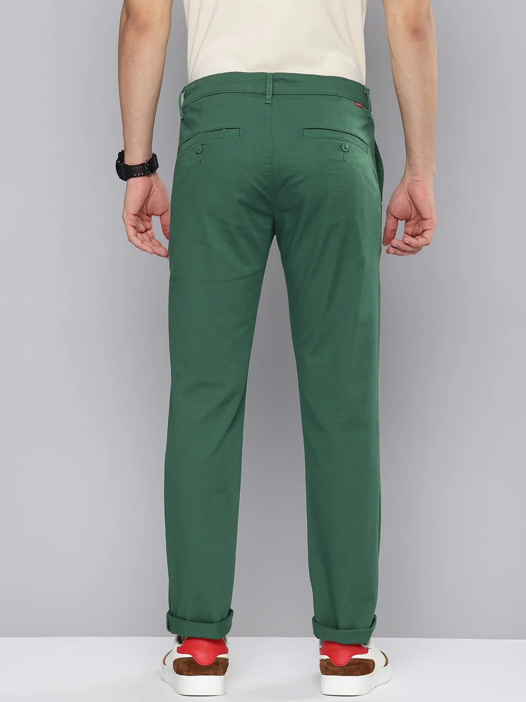Men's 511 Slim Fit Green Chinos - Image 2