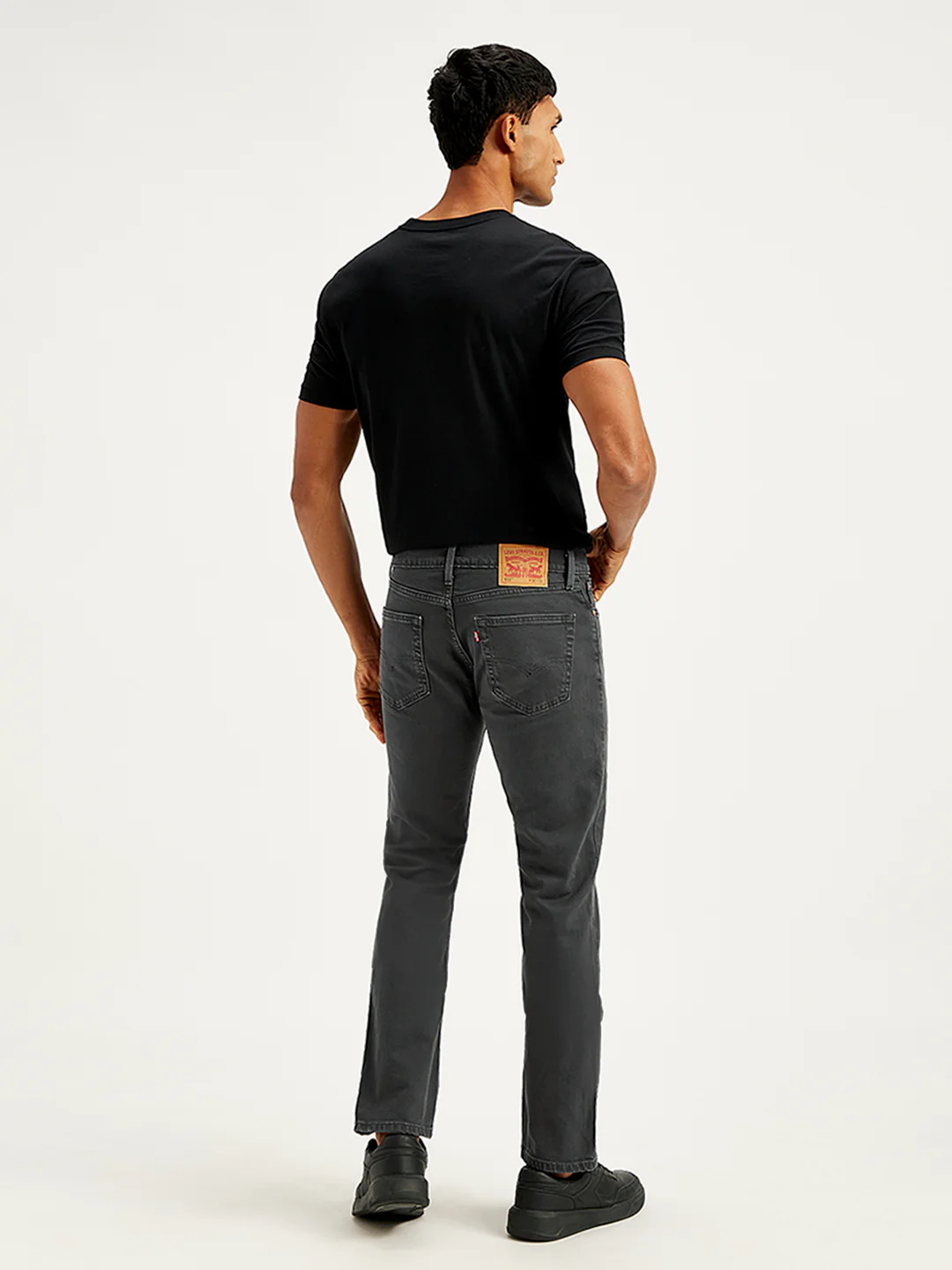 Men's 511 Grey Slim Fit Mid Rise Jeans - Image 2