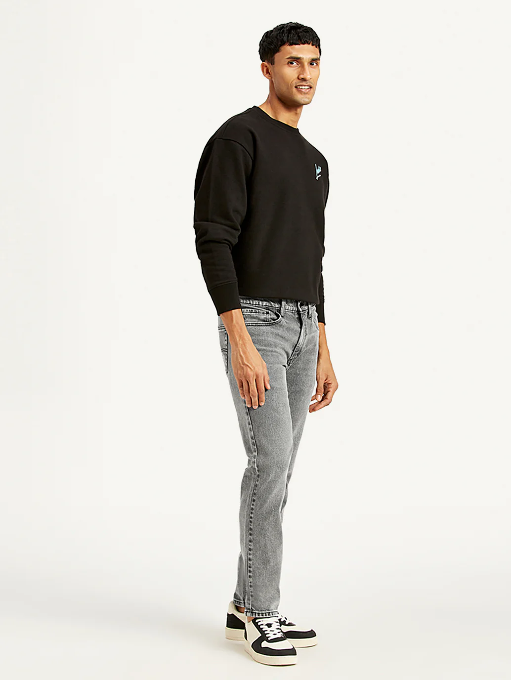 Men's 511 Grey Slim Fit Mid Rise Jeans - Image 6