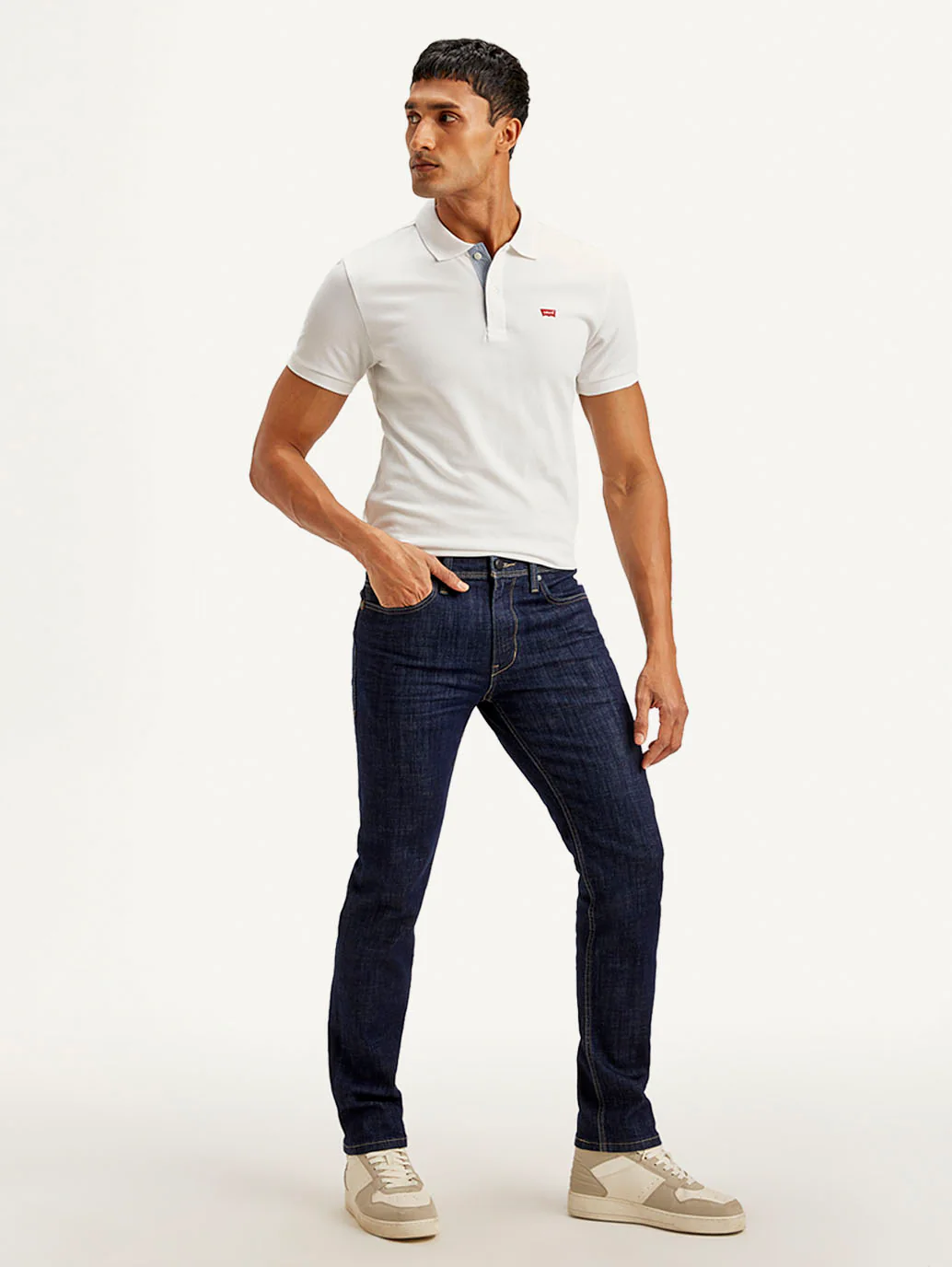 Men's 511 Indigo Slim Fit Mid Rise Jeans - Image 6
