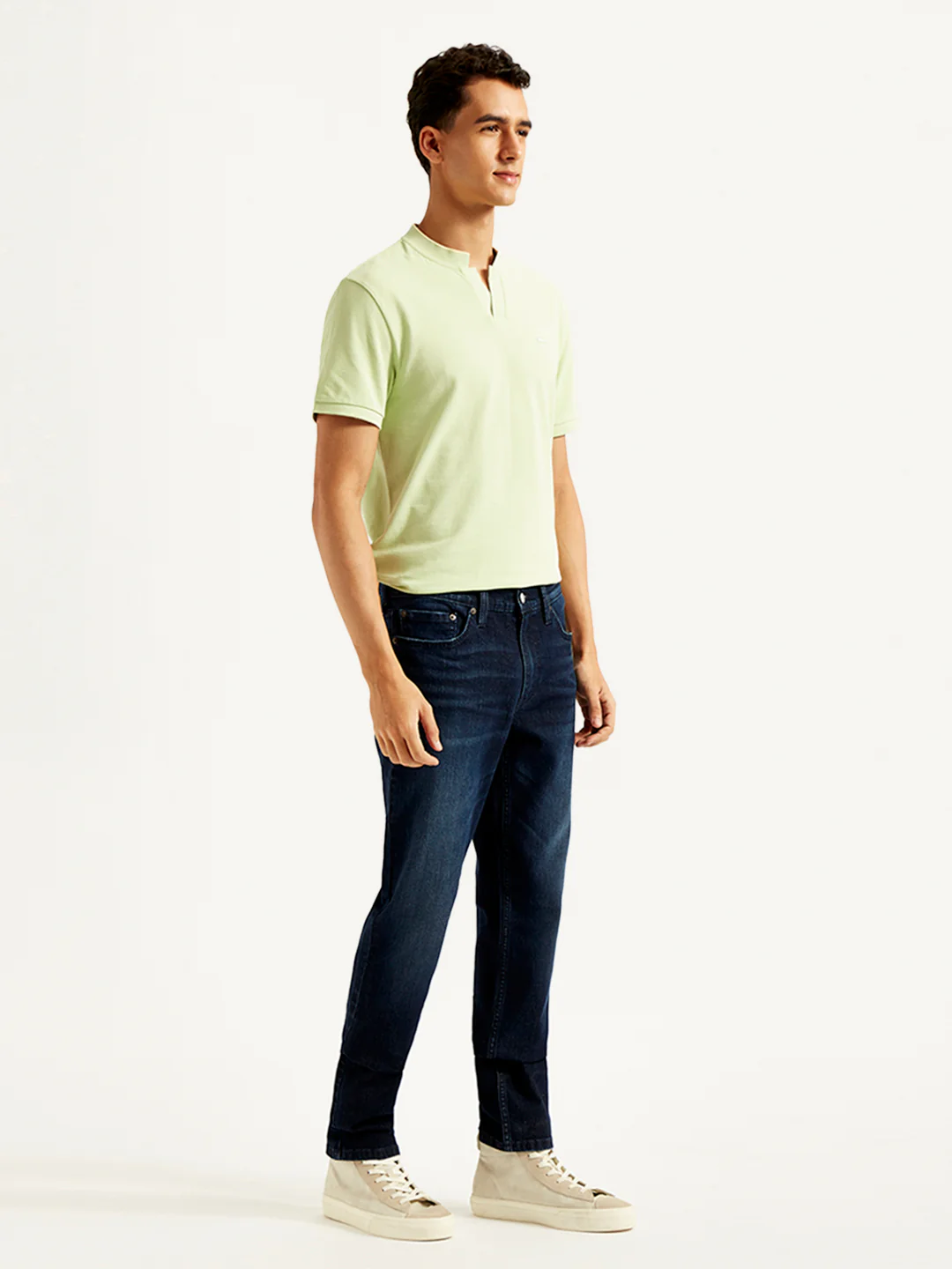 Men's 511 Blue Slim Fit Mid Rise Jeans - Image 5