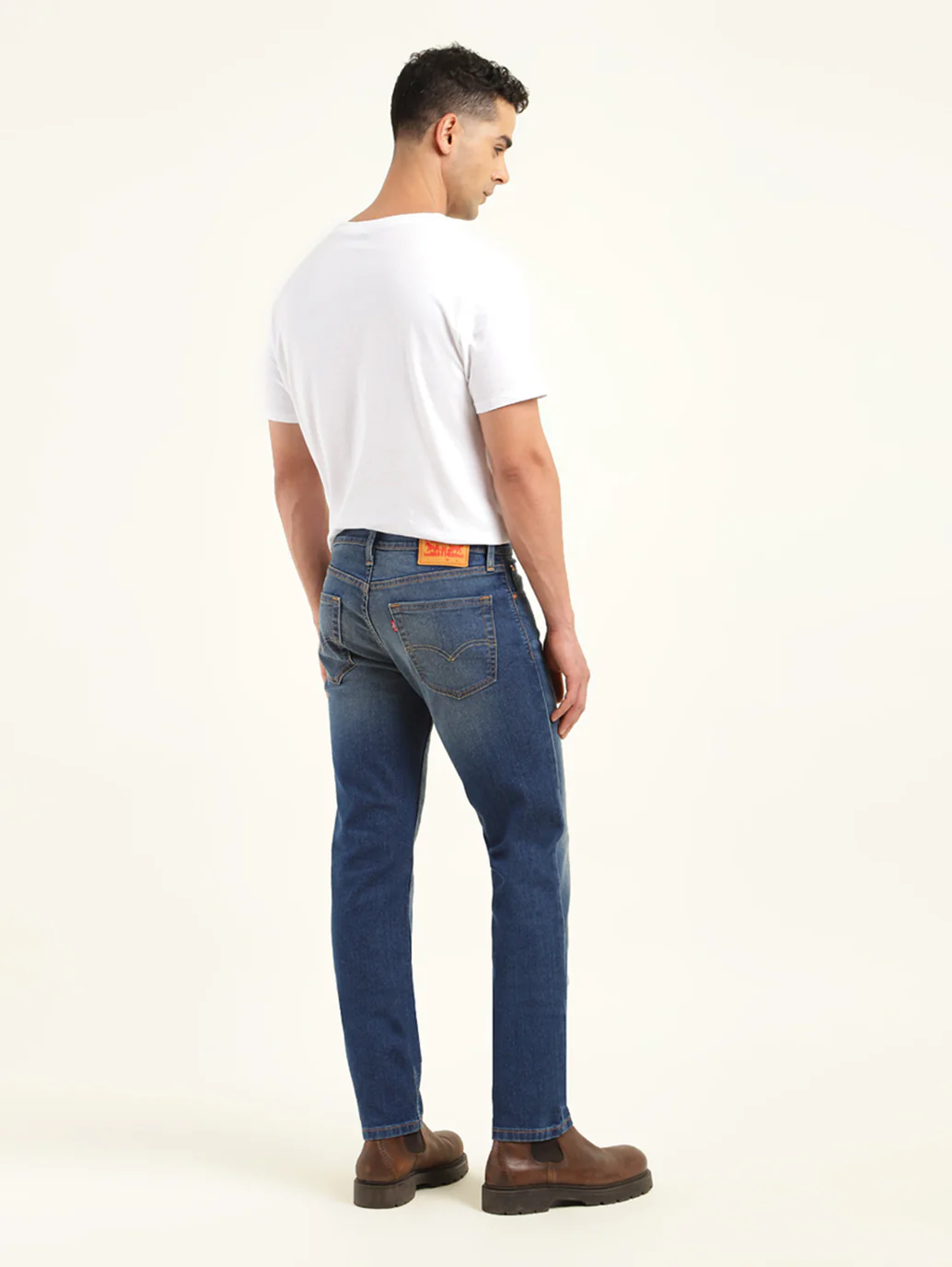 Men's 511 Blue Slim Fit Mid Rise Jeans - Image 3