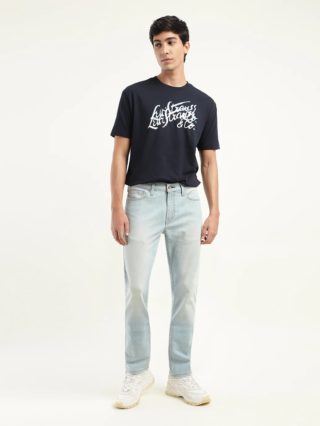Men's 511 Blue Slim Fit Mid Rise Jeans - Image 2