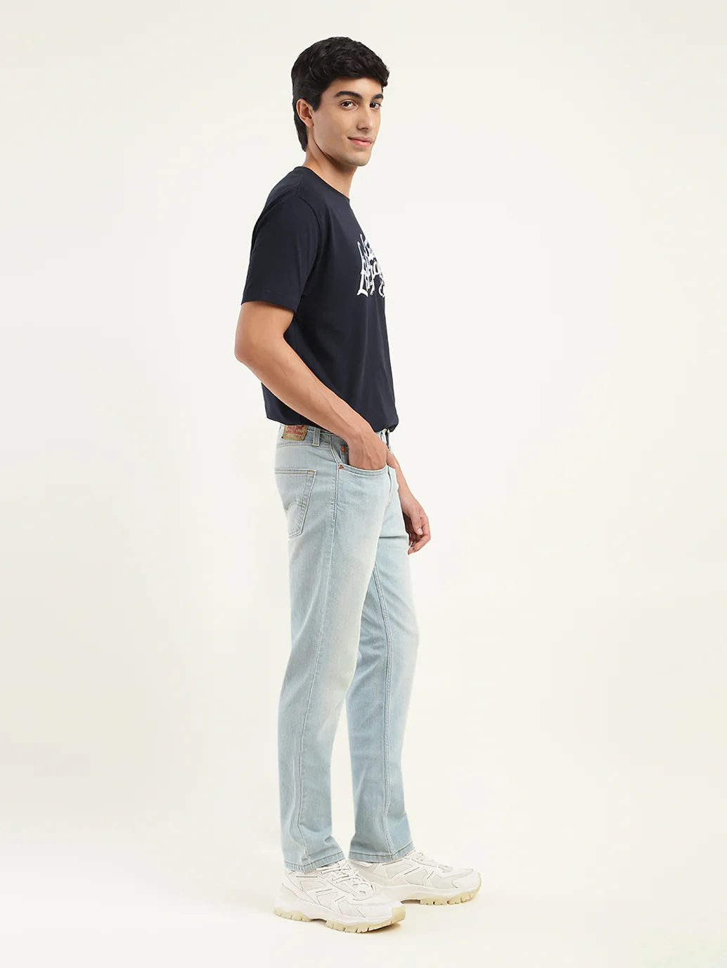Men's 511 Blue Slim Fit Mid Rise Jeans - Image 7