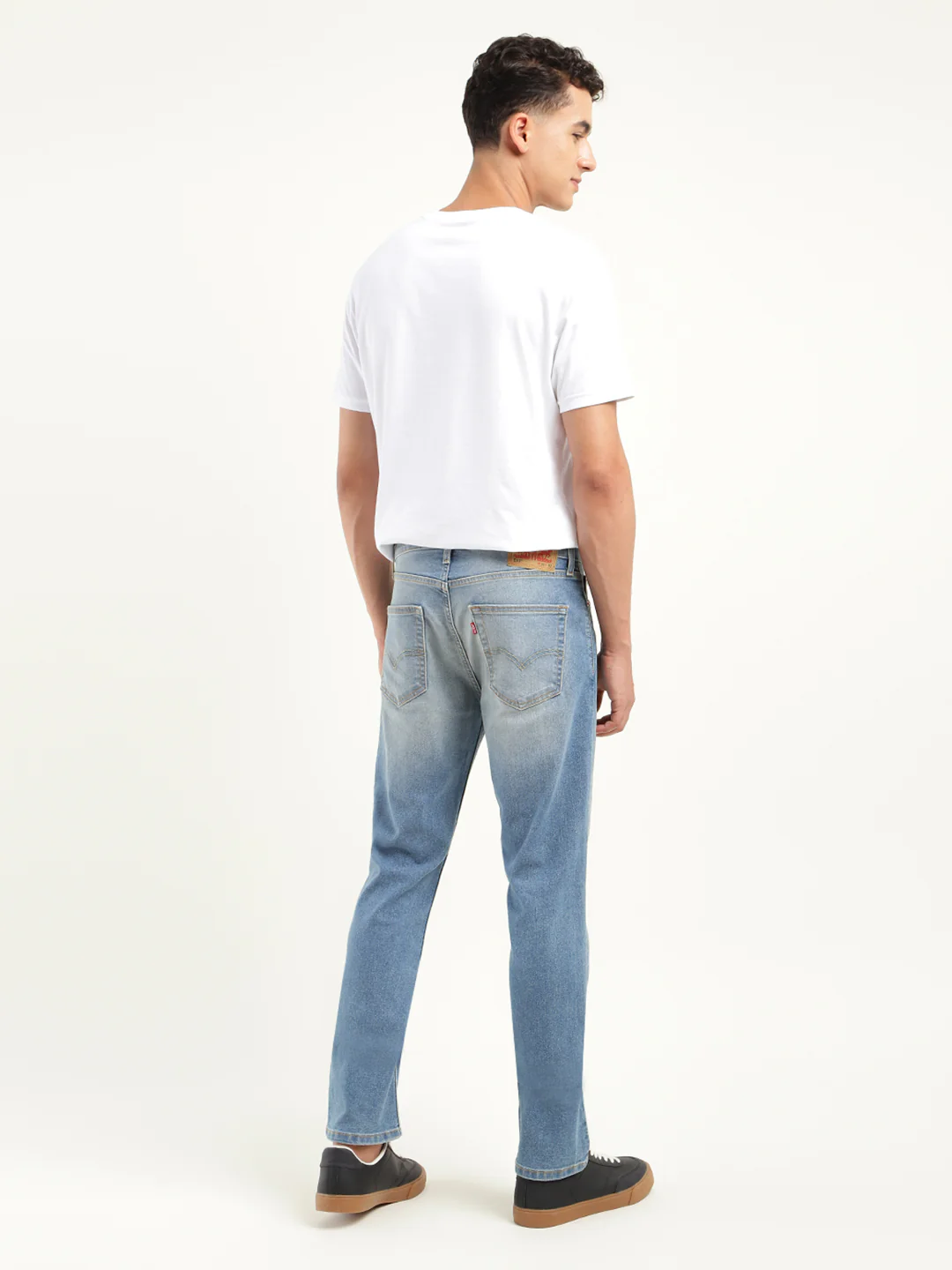 Men's 511 Blue Slim Fit Mid Rise Jeans - Image 3