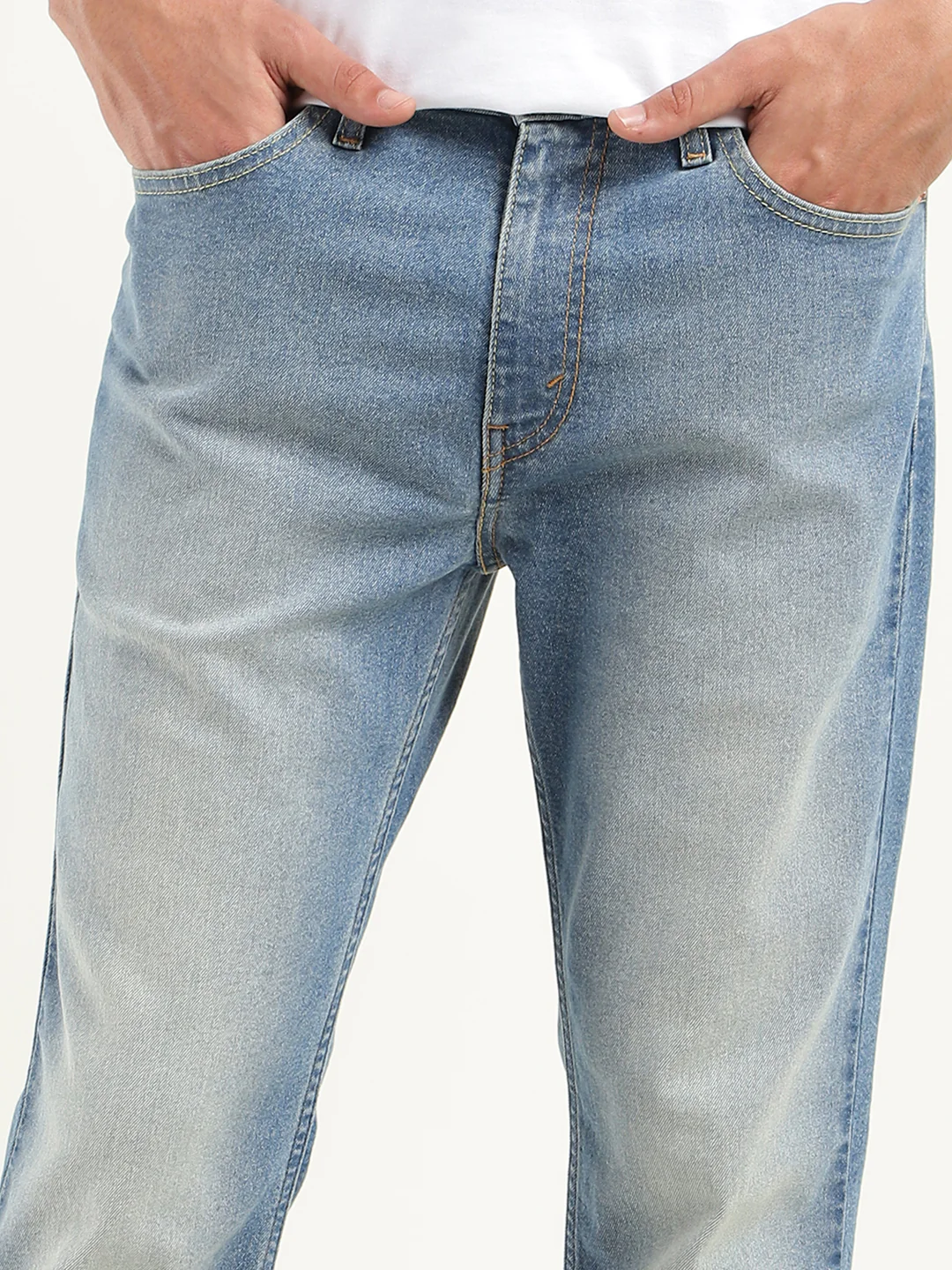 Men's 511 Blue Slim Fit Mid Rise Jeans - Image 5