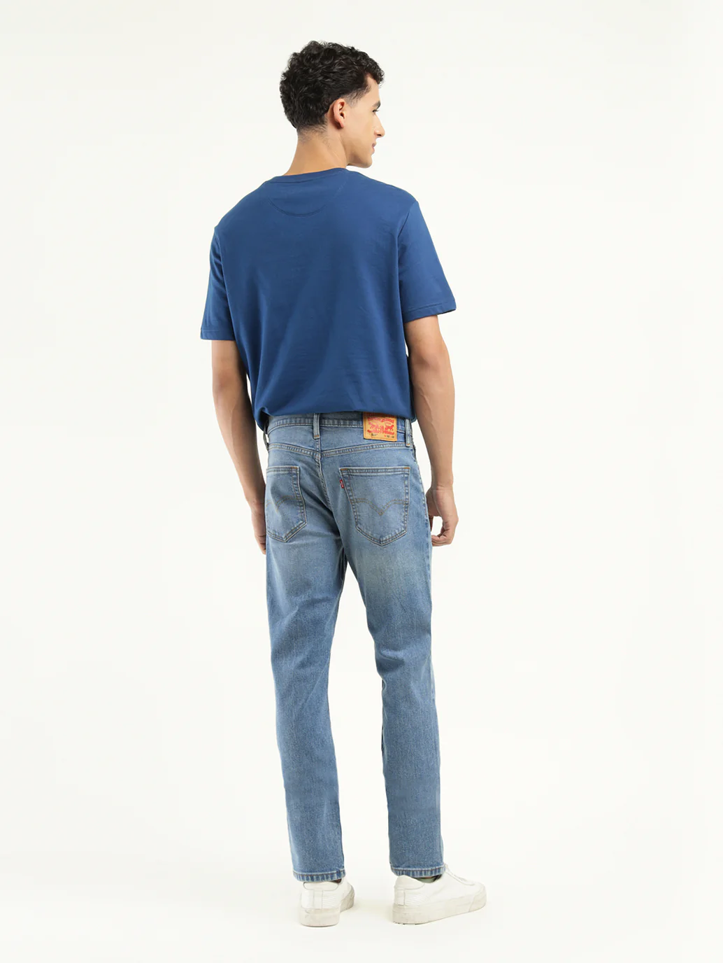 Men's 511 Indigo Slim Fit Mid Rise Jeans - Image 3