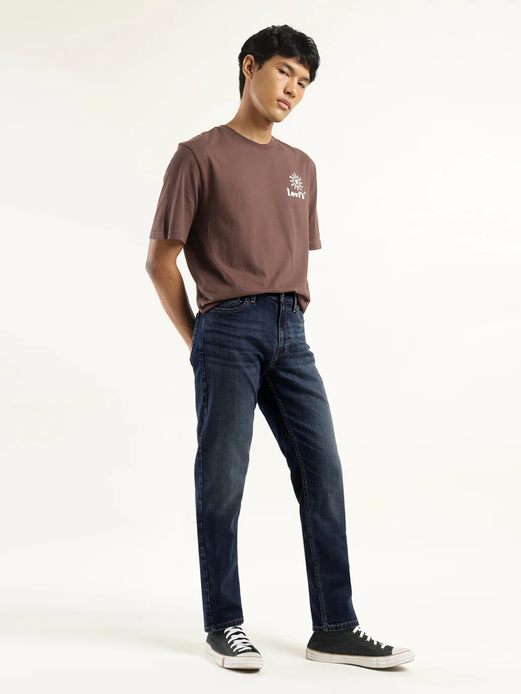 Men's 511 Indigo Slim Fit Mid Rise Jeans - Image 7