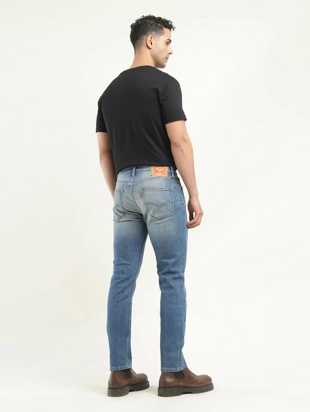 Men's 511 Indigo Slim Fit Mid Rise Jeans - Image 3