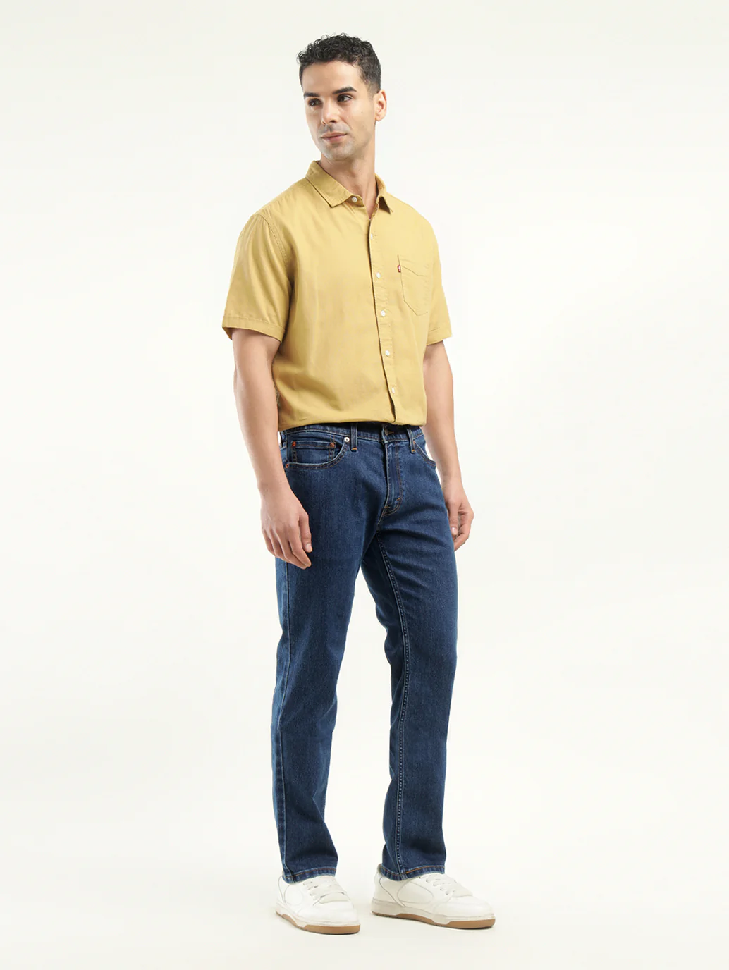 Men's 511 Indigo Slim Fit Mid Rise Jeans - Image 7