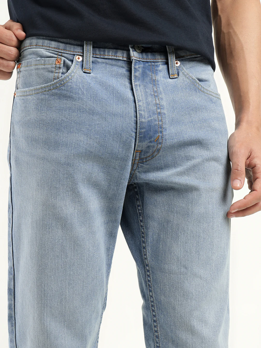 Men's 511 Indigo Slim Fit Mid Rise Jeans - Image 5