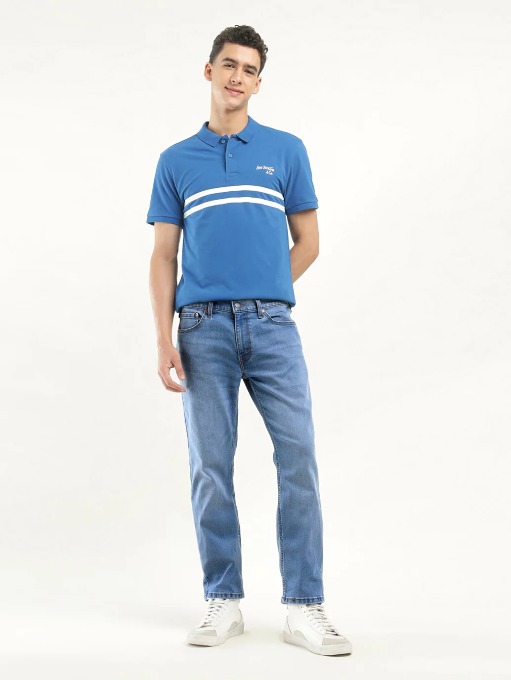 Men's 511 Indigo Slim Fit Mid Rise Jeans - Image 2