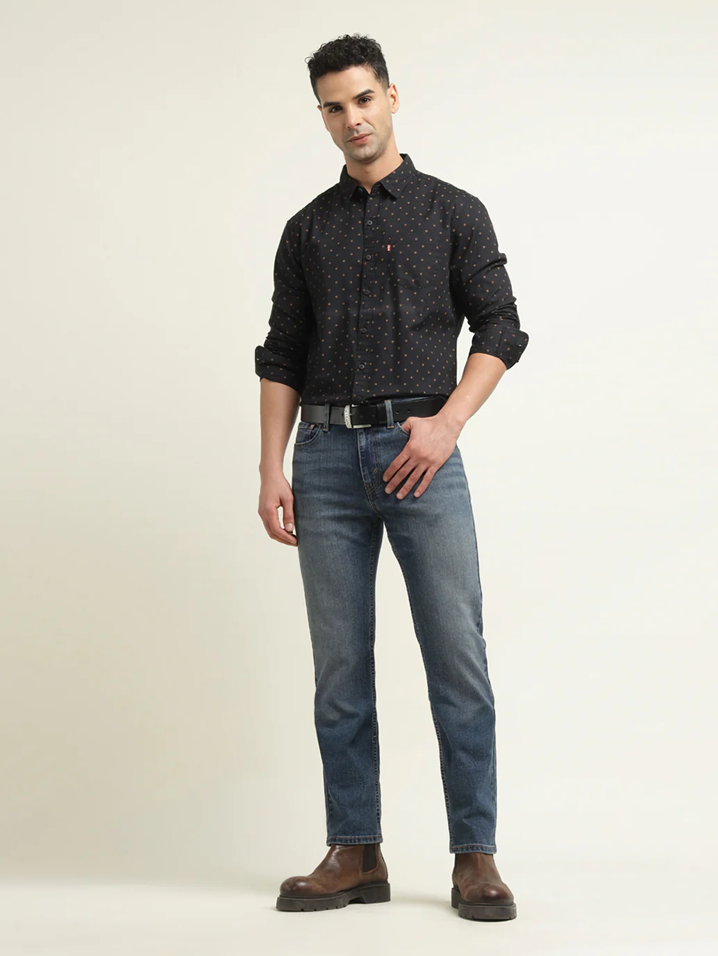 Men's 511 Indigo Slim Fit Mid Rise Jeans - Image 6