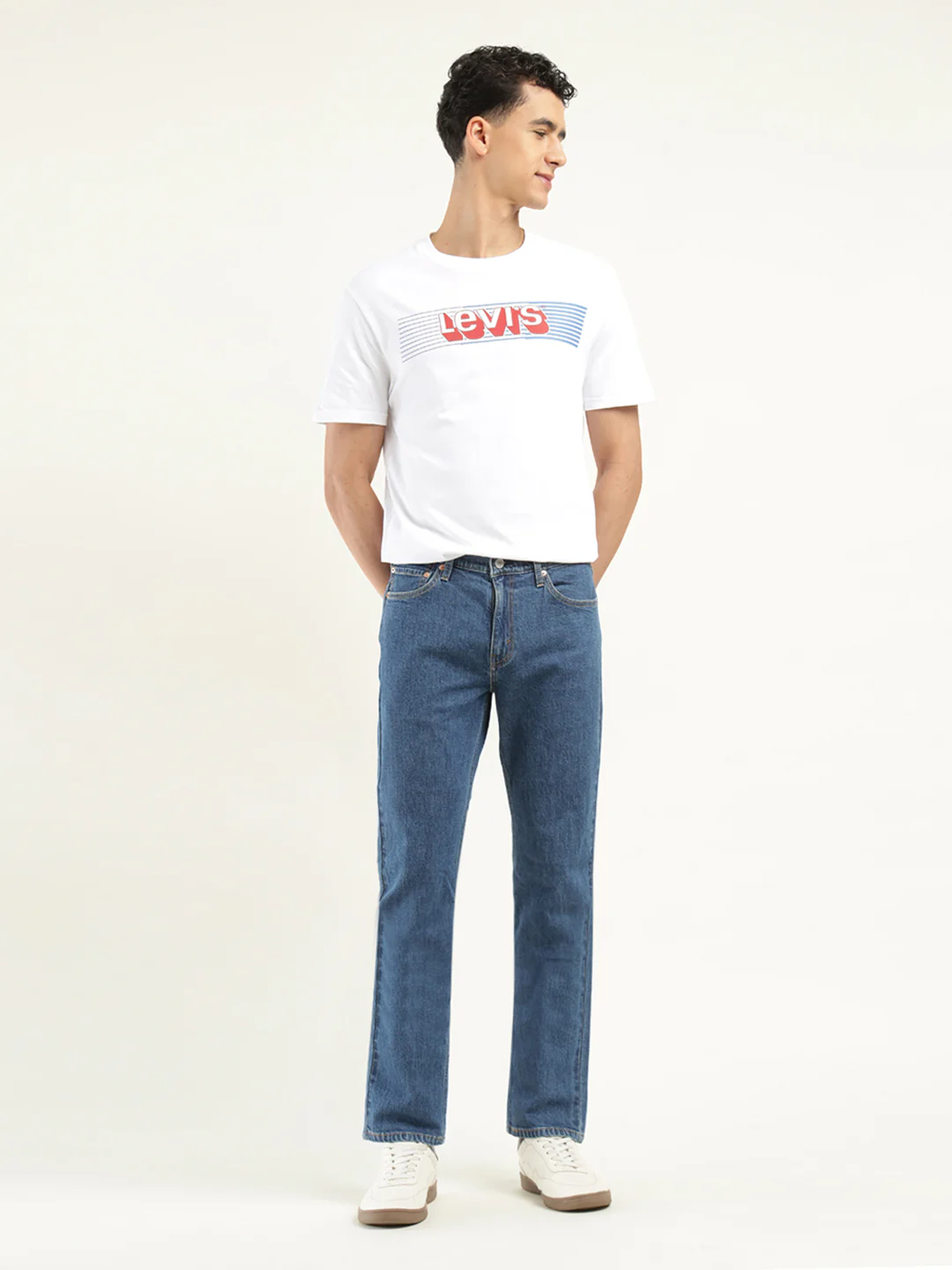 Men's 511 Indigo Slim Fit Mid Rise Jeans - Image 2