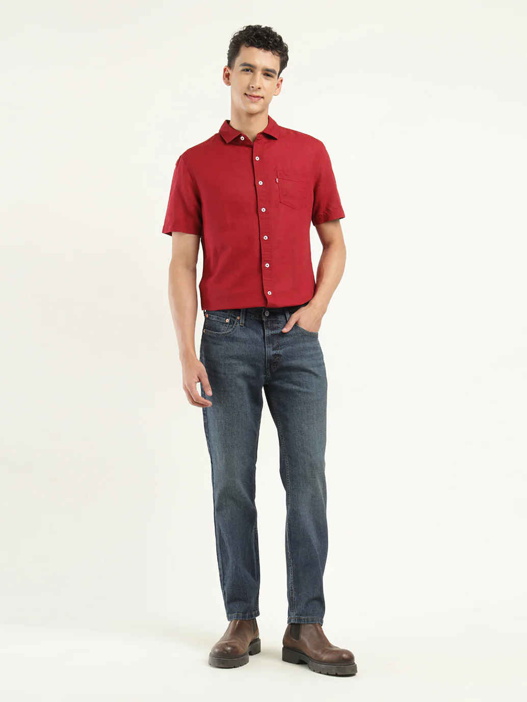 Men's 511 Indigo Slim Fit Mid Rise Jeans - Image 2