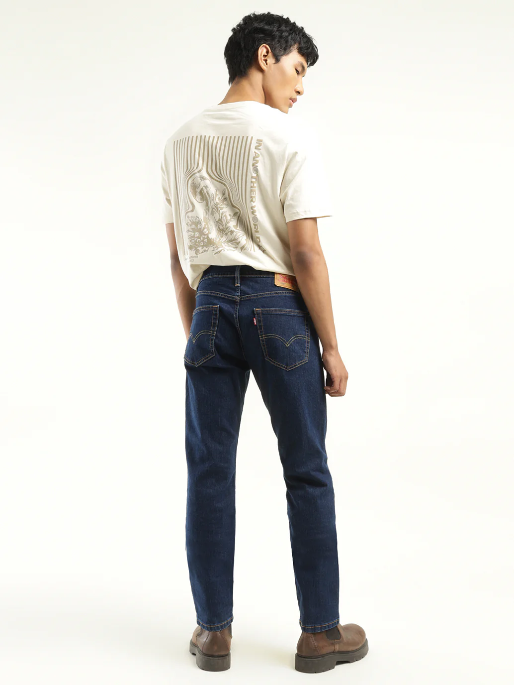 Men's 511 Indigo Slim Fit Mid Rise Jeans - Image 3