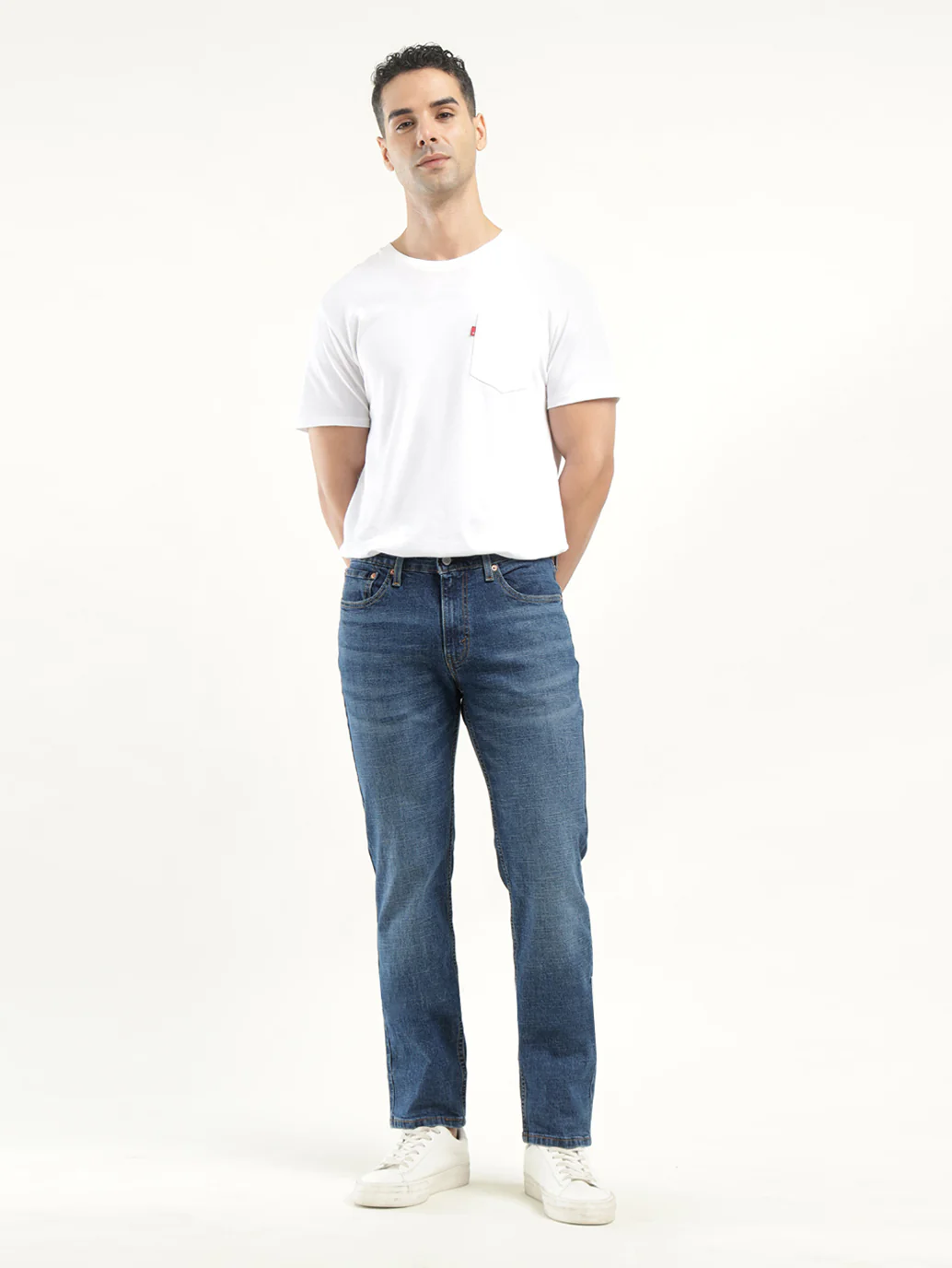 Men's 511 Indigo Slim Fit Mid Rise Jeans - Image 2
