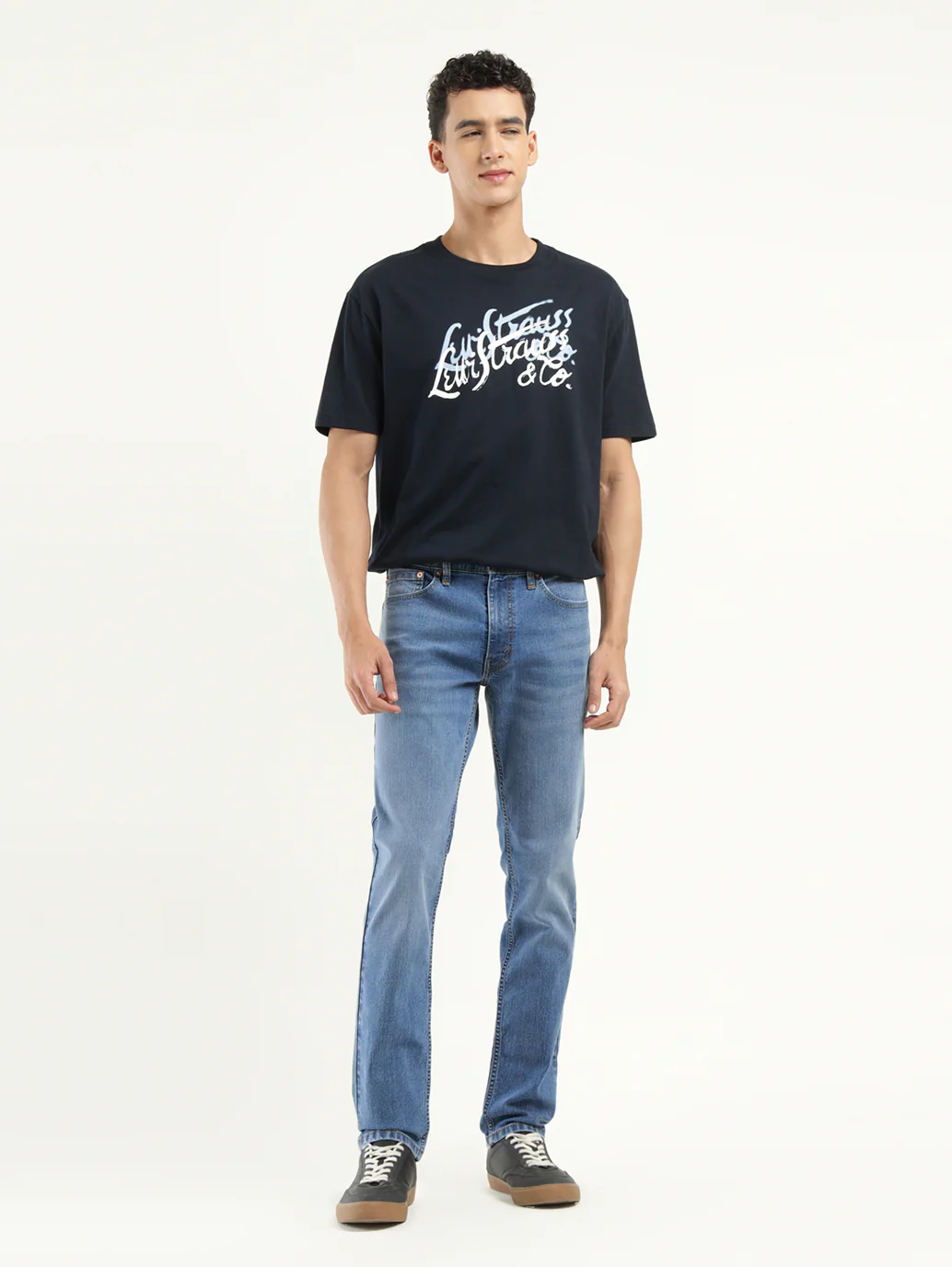 Men's 511 Indigo Slim Fit Mid Rise Jeans - Image 2