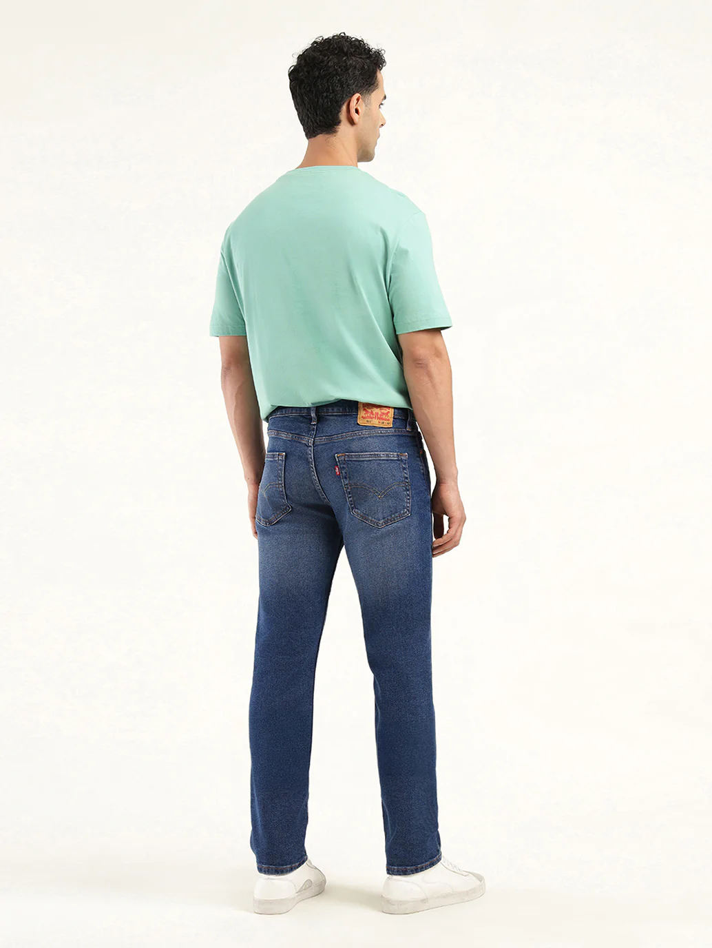 Men's 511 Indigo Slim Fit Mid Rise Jeans - Image 3