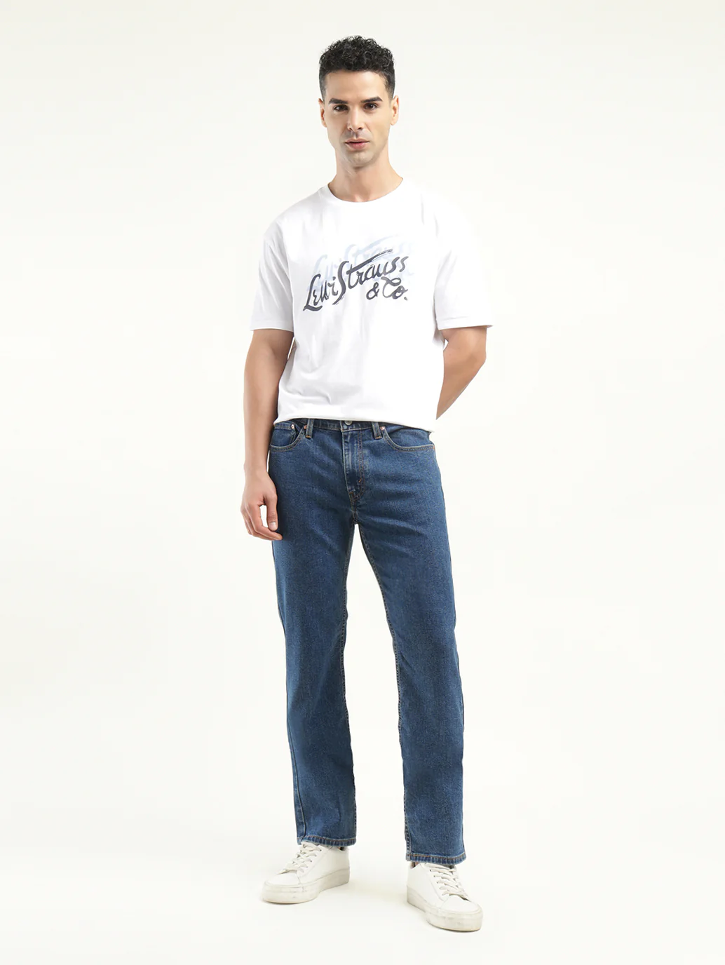 Men's 511 Indigo Slim Fit Mid Rise Jeans - Image 2
