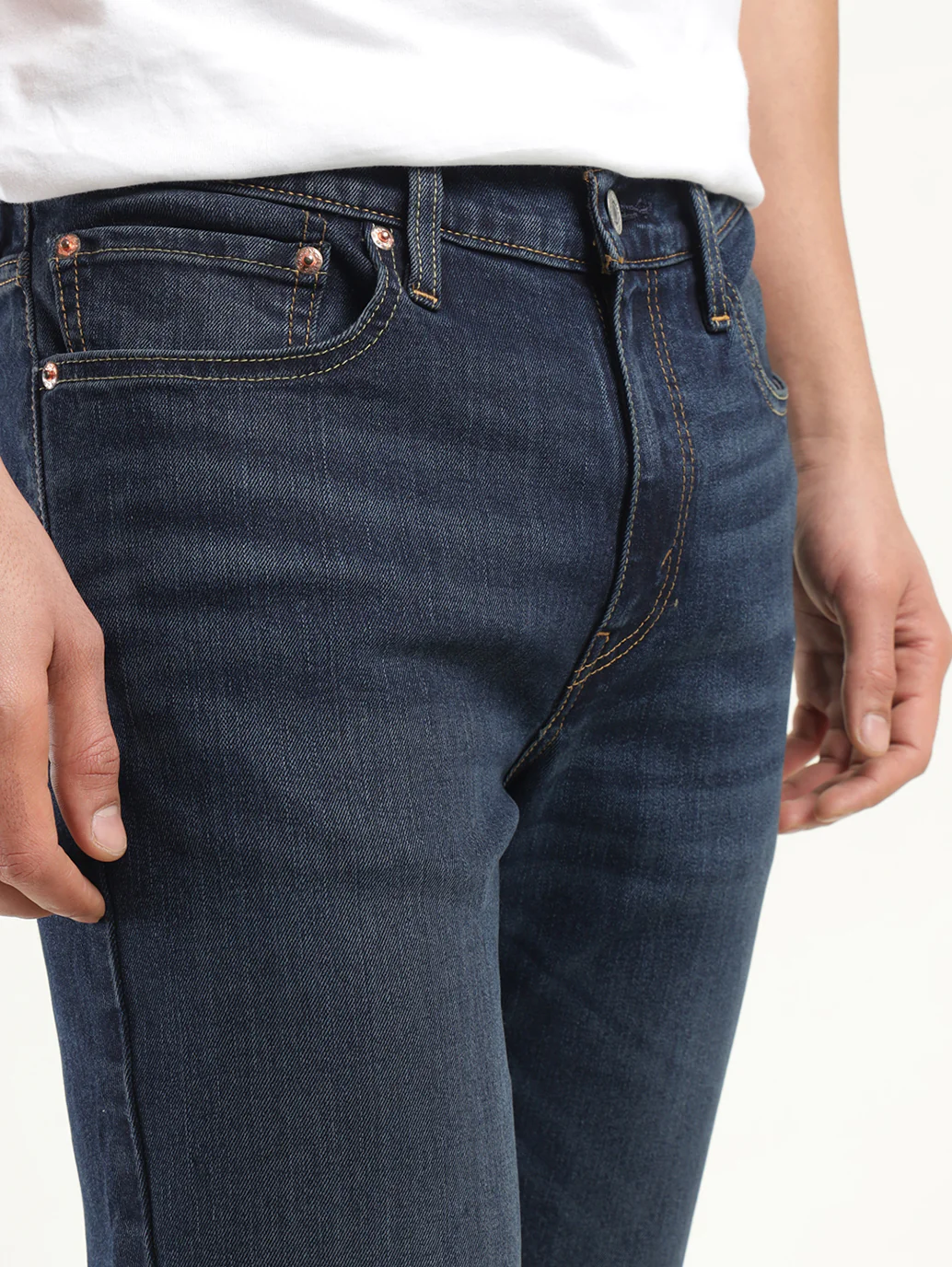 Men's 511 Indigo Slim Fit Mid Rise Jeans - Image 5