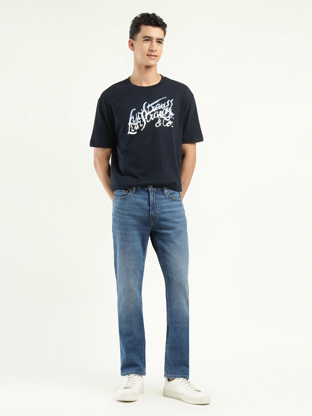 Men's 511 Indigo Slim Fit Mid Rise Jeans - Image 2