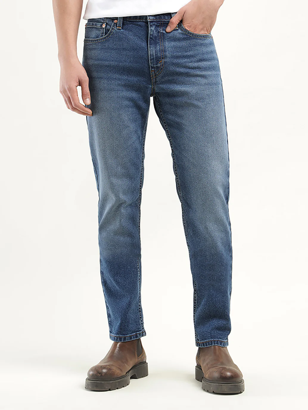 Men's 511 Indigo Slim Fit Mid Rise Jeans - Image 3