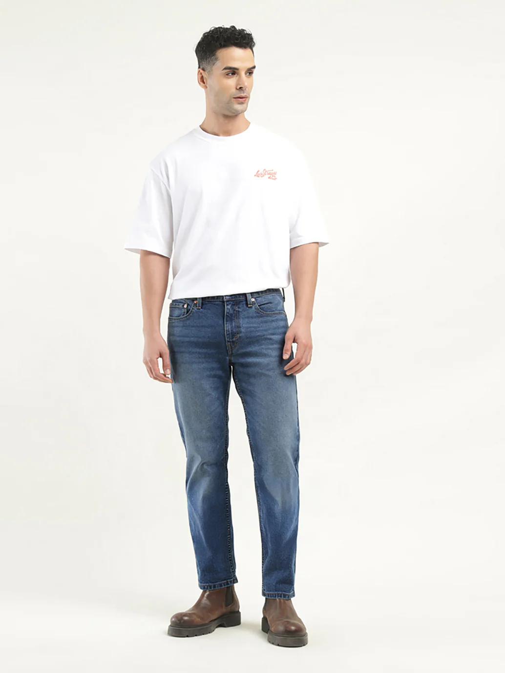 Men's 511 Indigo Slim Fit Mid Rise Jeans - Image 6