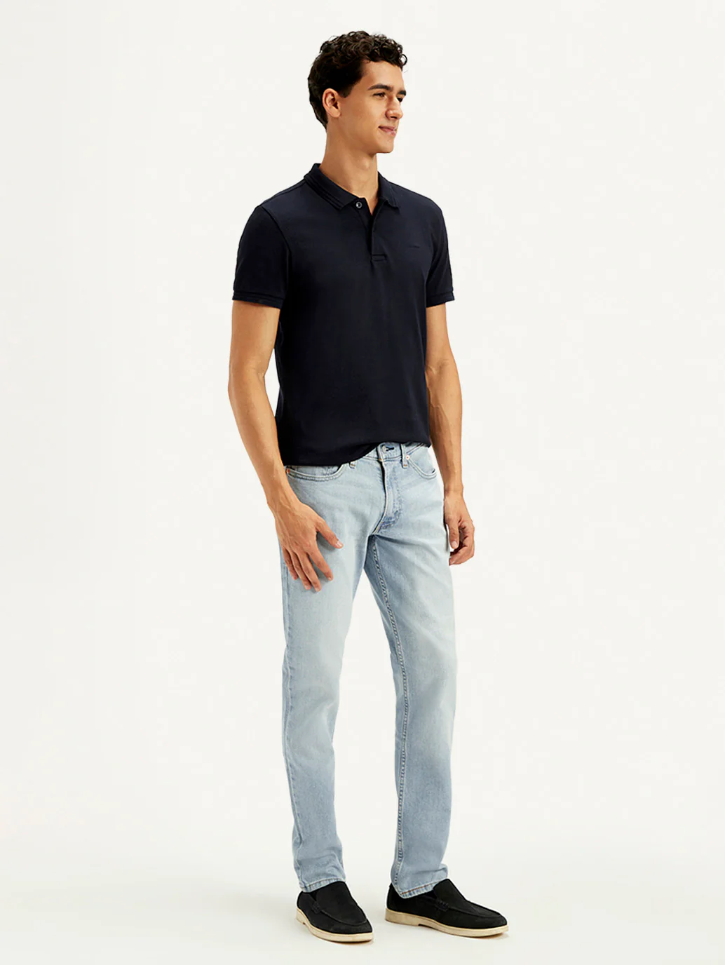 Men's 511 Indigo Slim Fit Mid Rise Jeans - Image 6