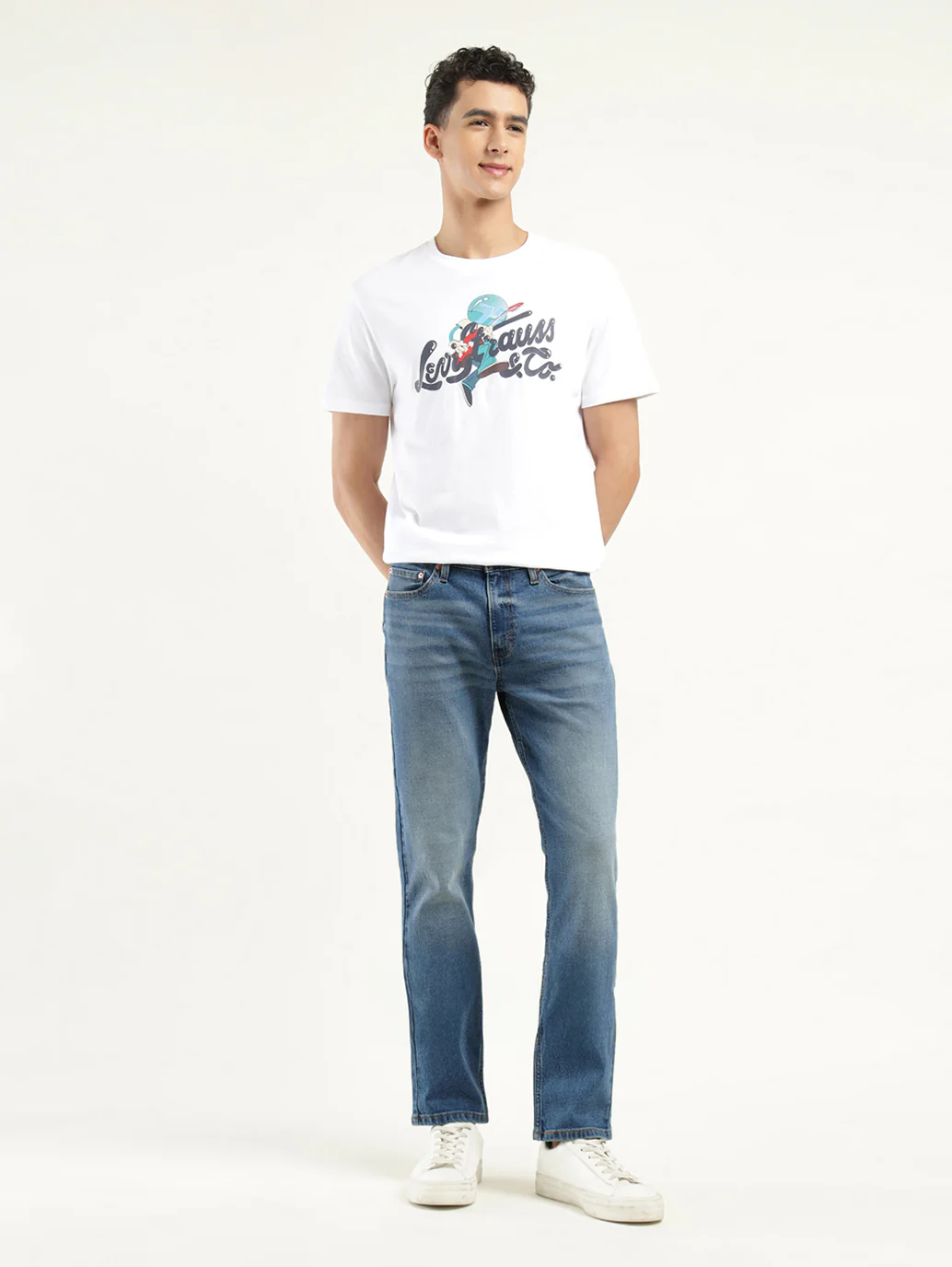 Men's 511 Indigo Slim Fit Mid Rise Jeans - Image 2