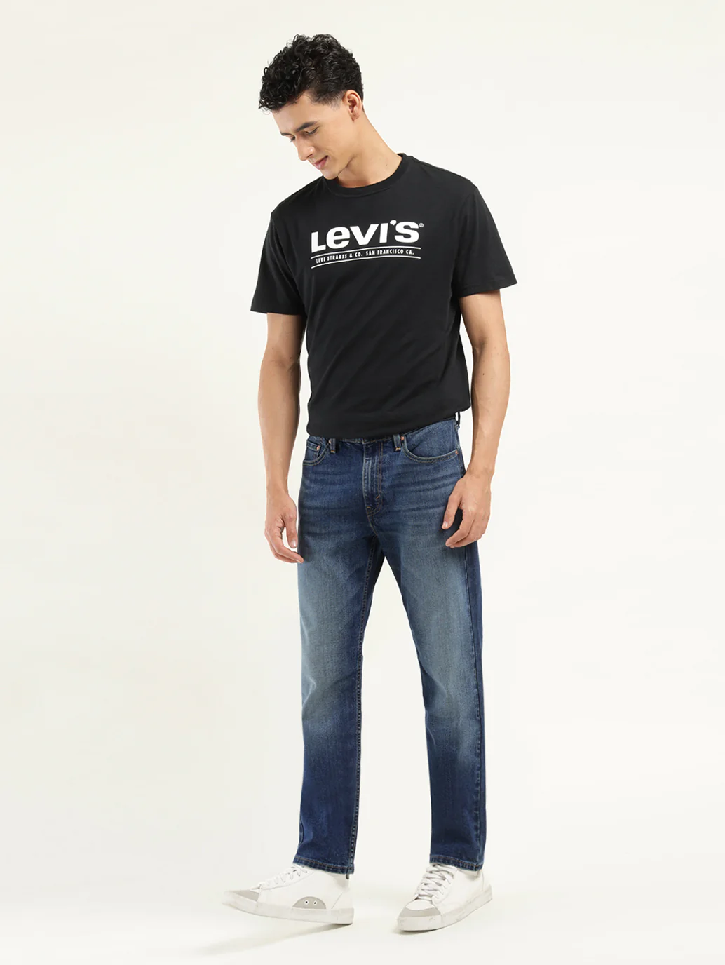 Men's 511 Indigo Slim Fit Mid Rise Jeans - Image 6