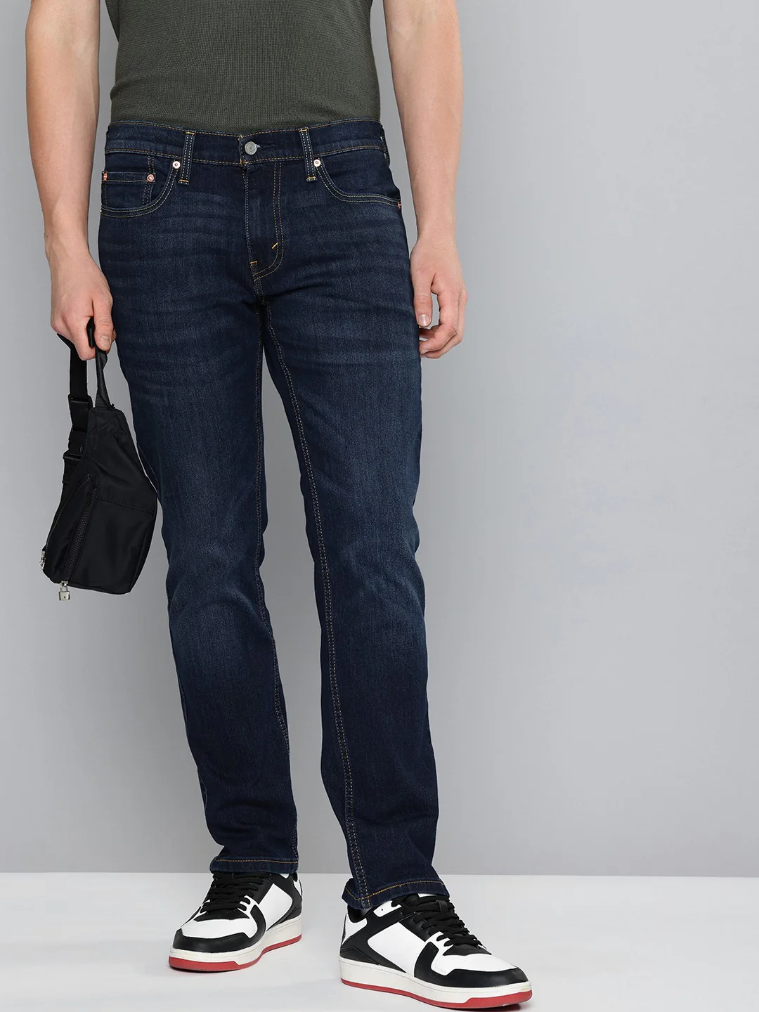 Men's 511 Indigo Slim Fit Mid Rise Jeans