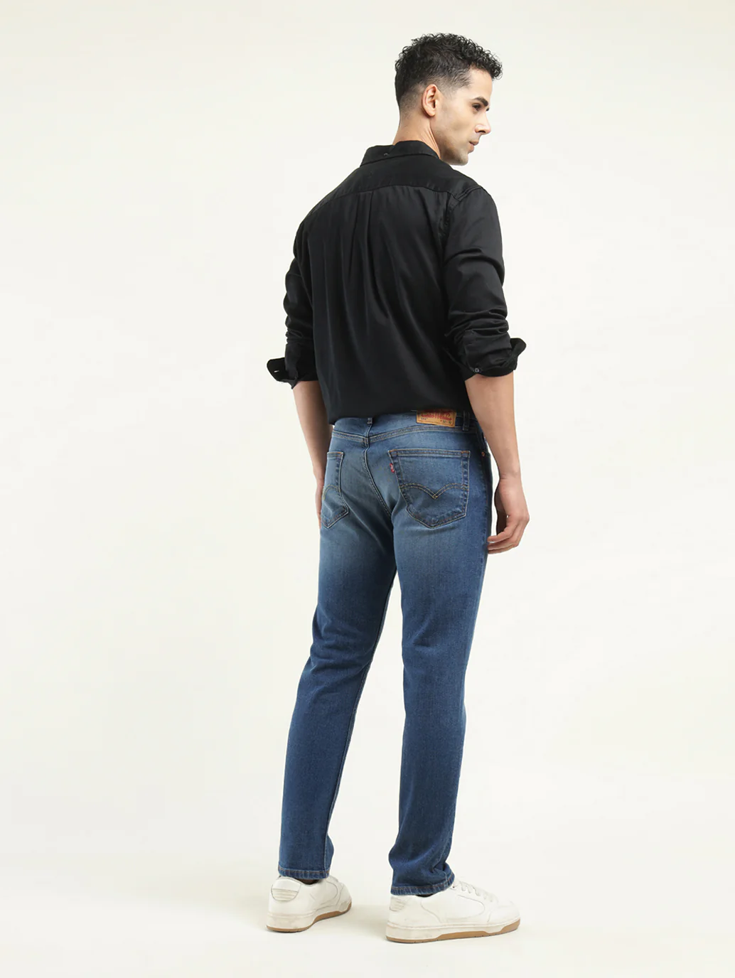 Men's 511 Indigo Slim Fit Mid Rise Jeans - Image 3