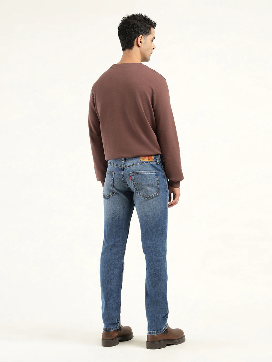 Men's 511 Indigo Slim Fit Mid Rise Jeans - Image 3