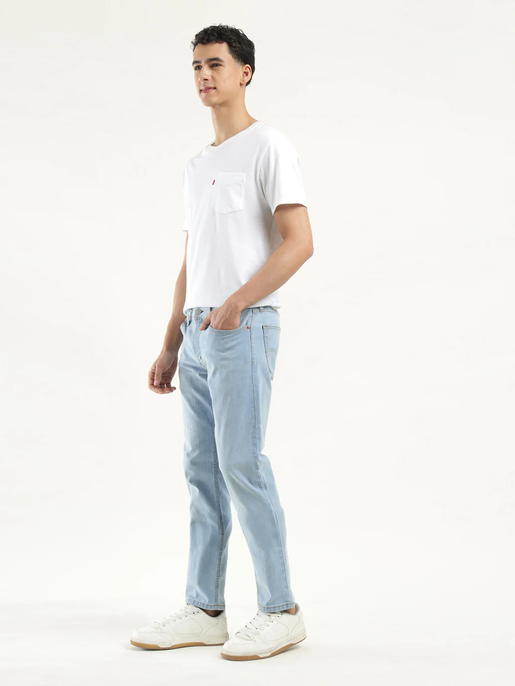 Men's 511 Indigo Slim Fit Mid Rise Jeans - Image 6
