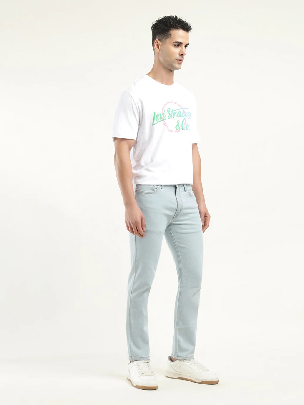Men's 511 Indigo Slim Fit Mid Rise Jeans - Image 6