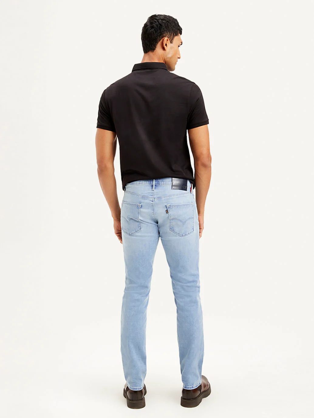 Men's Redloop 511 Light Blue Slim Fit Mid Rise Jeans - Image 3