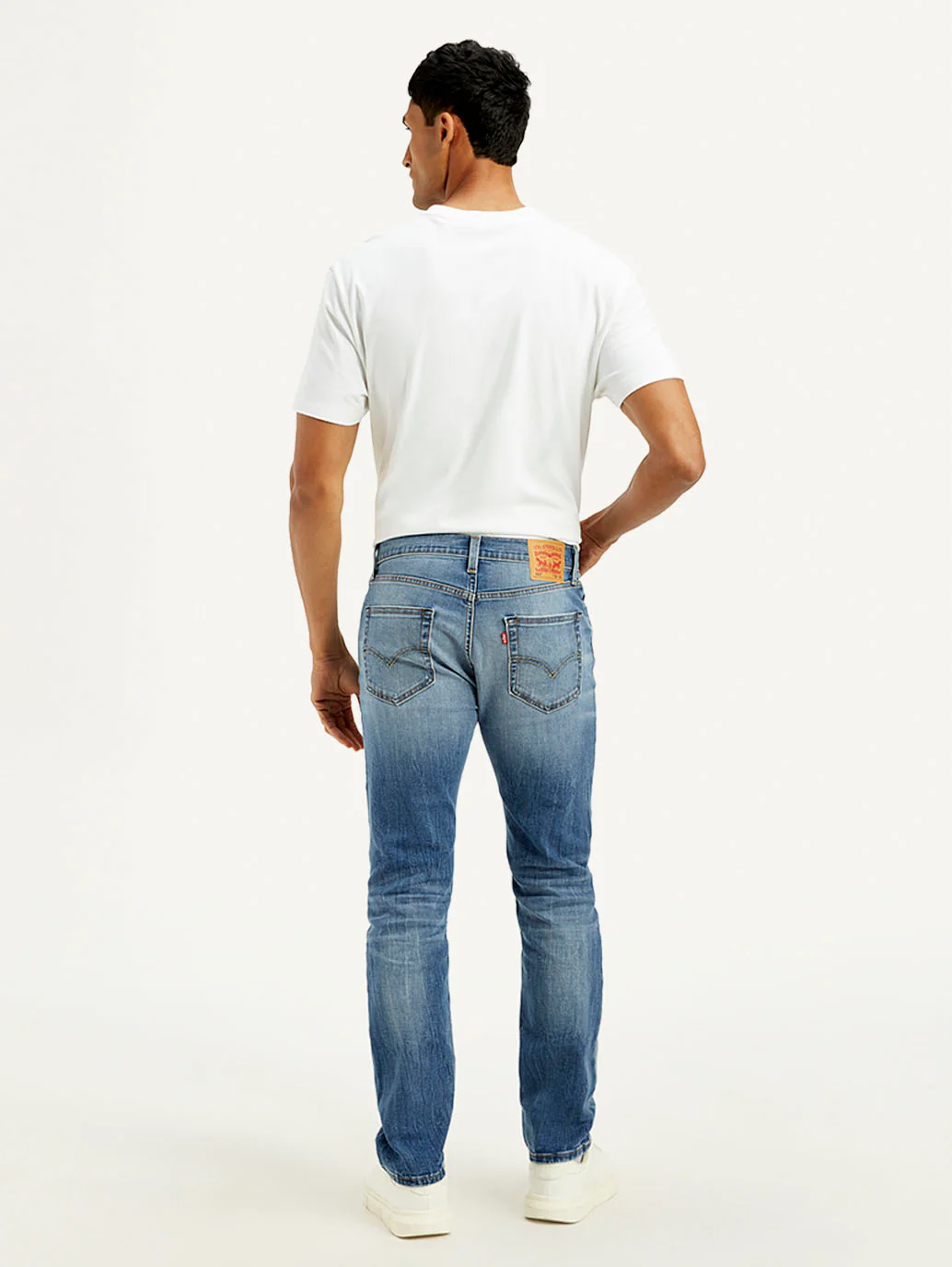 Men's 511 Light Blue Slim Fit Mid Rise Jeans - Image 3