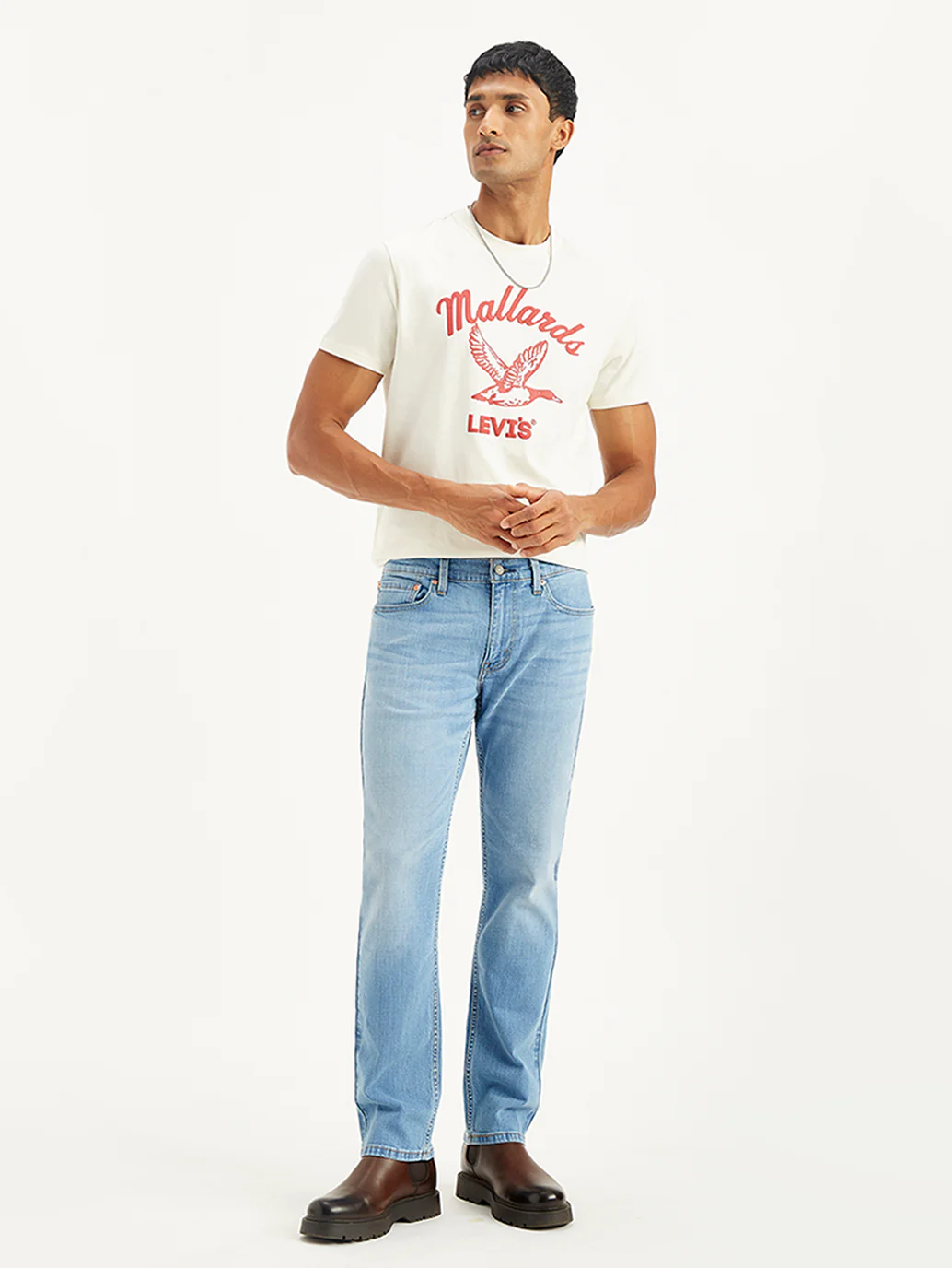 Men's 511 Light Blue Slim Fit Mid Rise Jeans - Image 2
