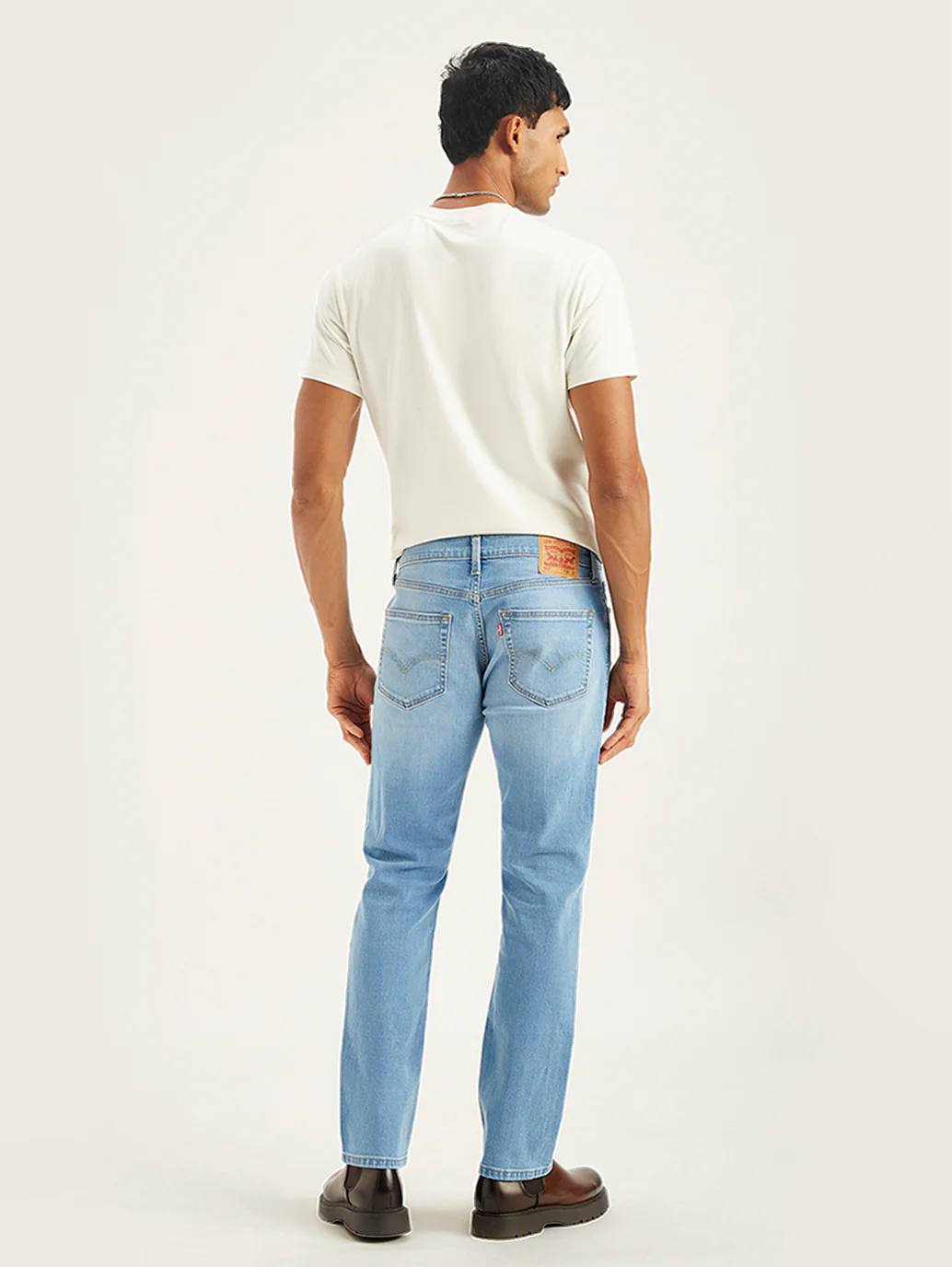 Men's 511 Light Blue Slim Fit Mid Rise Jeans - Image 3