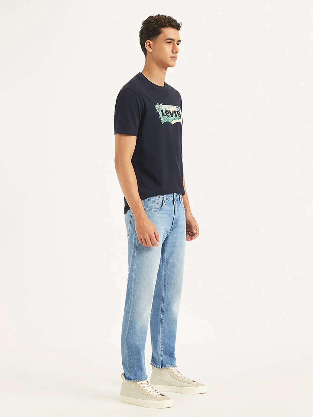 Men's 511 Light Blue Slim Fit Mid Rise Jeans - Image 3