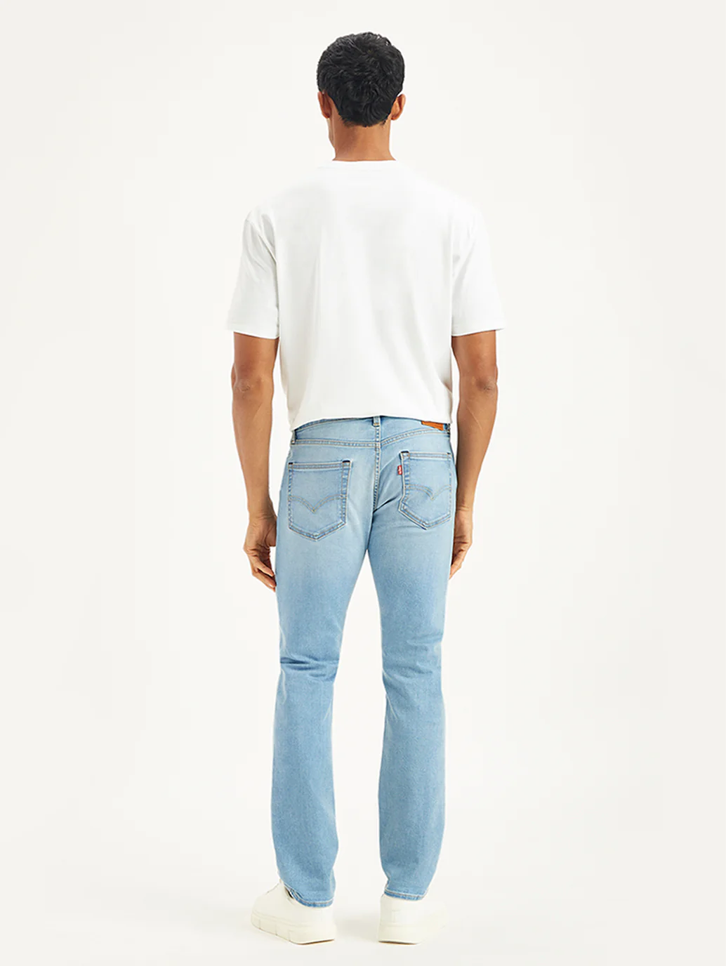 Men's 511 Light Blue Slim Fit Mid Rise Jeans - Image 3