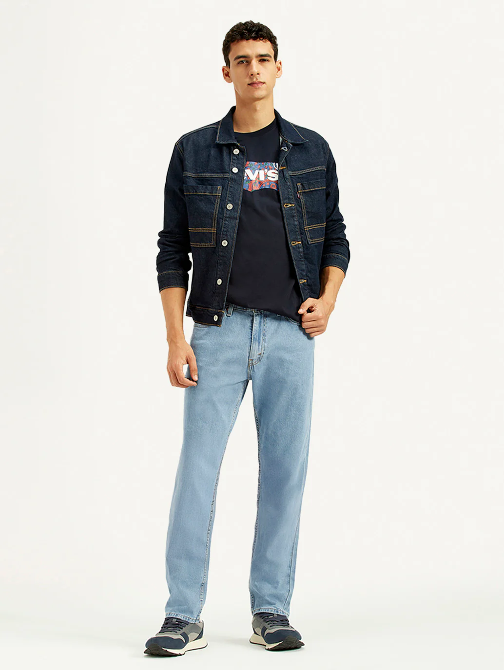 Men's 511 Light Blue Slim Fit Mid Rise Jeans