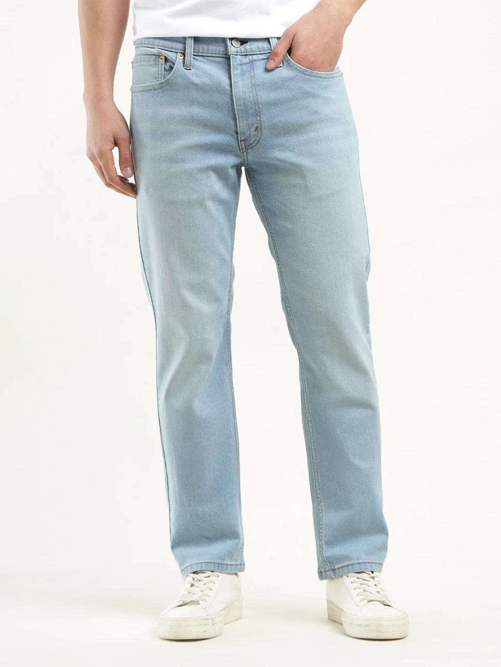 Men's 511 Light Blue Slim Fit Mid Rise Jeans - Image 5
