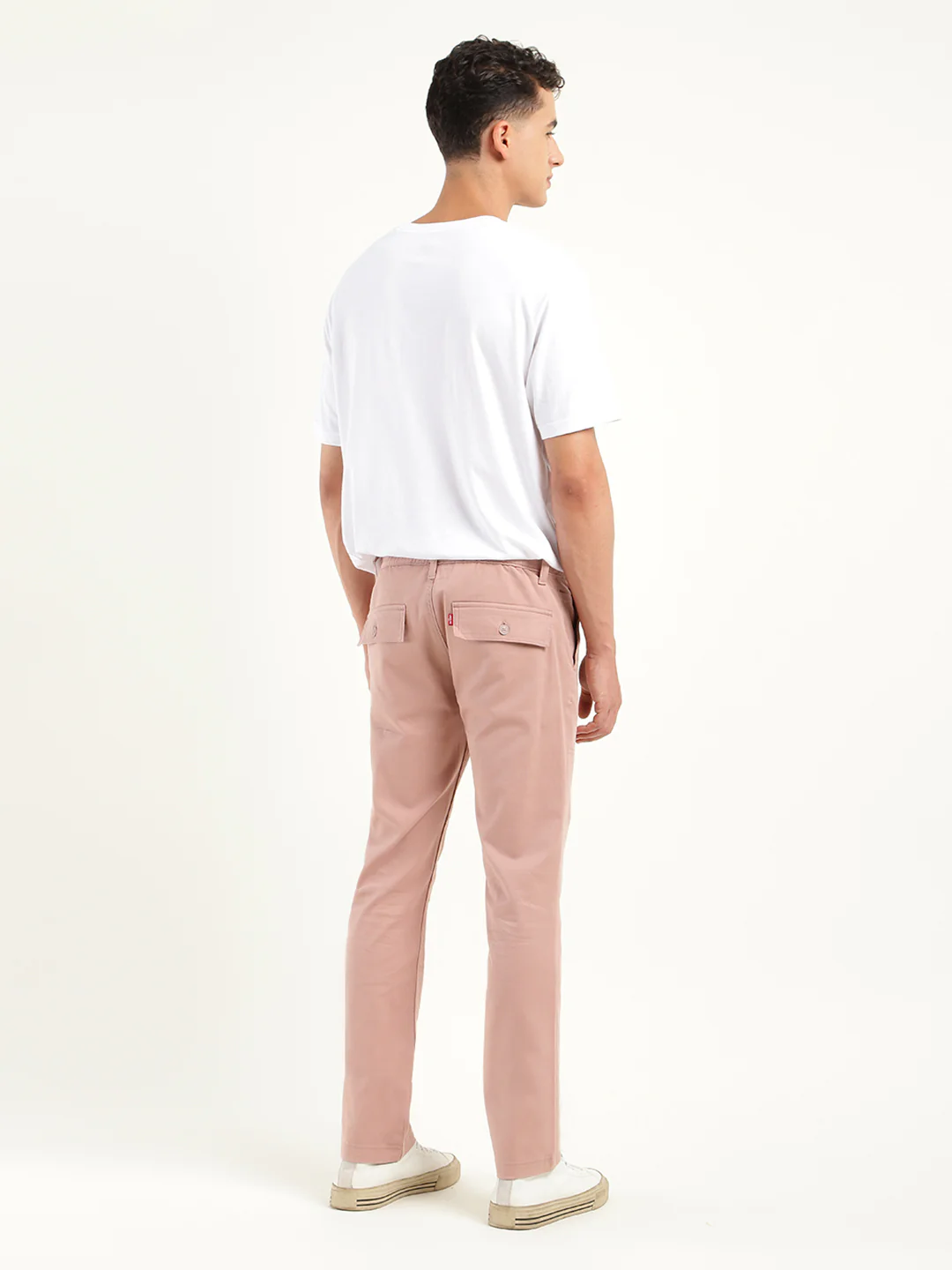 Men's 511 Slim Fit Light Pink Cargo Trousers - Image 3
