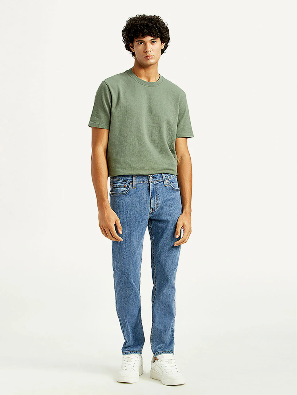 Men's 511 Med Indigo Slim Fit Mid Rise Jeans - Image 2